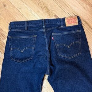Levi's 505 38X32 Men's Deep Indigo Straight Jeans NWOT